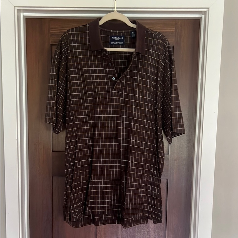 Austin Reed Brown Polo Lightweight Casual